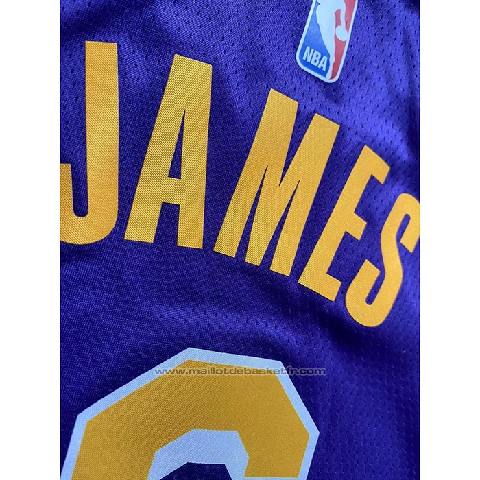 Maillot Enfant Los Angeles Lakers LeBron James #6 Statement Volet